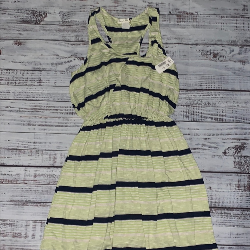 Green & Navy Summer Dress